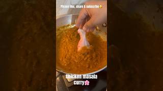 Chicken masala curry🍗 #ytshorts #food #india #yt #ytviral #shorts #viral #short #subscribe #chicken