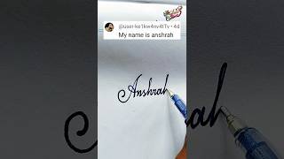 stylish name | Anshrah | sk cursive art | how to make a stylish name | stylish signature