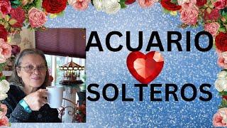 ACUARIO SOLTEROS ⚘️ TAROT ❤️ EL AMOR LLEGA ❤️ Octubre 2024