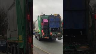 Dennis Elite 6 Refuse Truck on Split Recycling, YCF #shorts