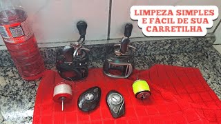 DICA: COMO FAZER UMA LIMPEZA SIMPLES NA  SUA CARRETILHA DE PESCA.