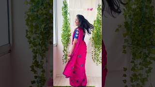 GRWM in Saree for Bathukamma 🌸💕#bathukamma #festival #saree #shortsvideo #shortsviral #shortsfeed