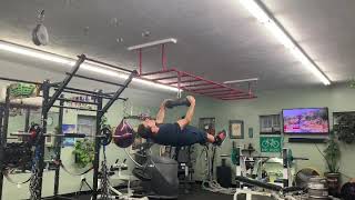 Front Lever on "Dog Bone"