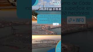 Comienzo de la obras de la segunda fase de la terminal de contenedores del Puerto de Cádiz.