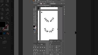 Flip Text #illustrator #shorts