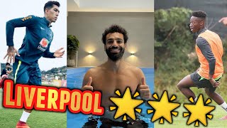 Liverpool Football Stars in TRAINING - Salah, Mané, Firminio and MORE!