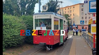 ⭐ Wagon typu N 🚋716 ⭐ (Linia specjalna "W" ➡ Przejazd) [Tramwaje Warszawskie]