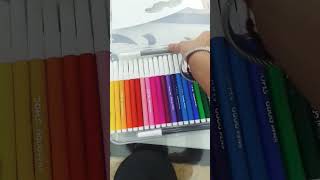 unboxing of watercolor pens