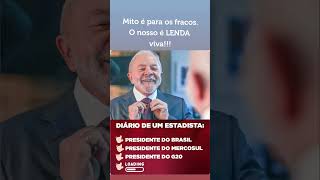 Lula, considerado o melhor presidente do mundo 🌏