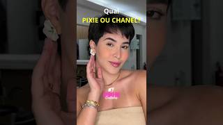 Qual PIXIE OU CHANEL? #shorts #hair #haircut #shorthair #hairstyle #cabelocurto