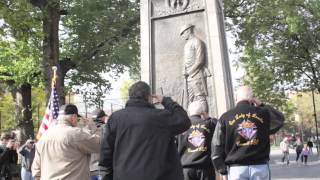 Veterans Day Ceremony in Carroll park