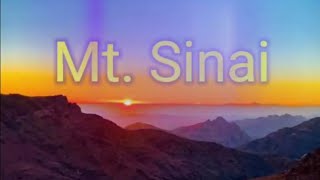 Mount Sinai in  Saudi Arabia (  MOUNTAIN OF MOSES ) Exodus Moses Biblical Historical