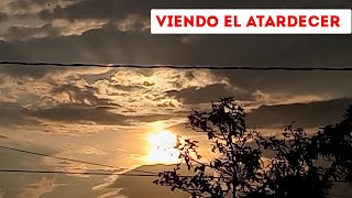 Viendo el atardecer desde algún lugar de Zapotiltic, Jalisco martes 13 de agosto 2024