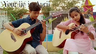 Your Lie In April (Tribute Cover) - Uso to Honto - Beautiful Anime Song on Guitar Duet