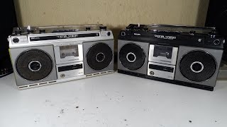 RADIO GRABADOR TAPE PLAYER PHILIPS SPATIAL STEREO 508 SINGAPURE 1982 RESTAURACION P1