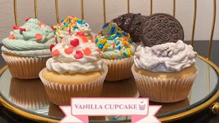 How To Make Perfect Vanilla Cupcakes With Vanilla Buttercream Frosting