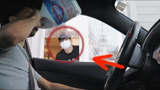 DRINKING BLEACH IN THE DRIVE THRU PRANK