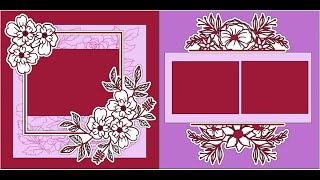 Scrapbook Page Tutorial For a Layout With Beautiful Floral Frames