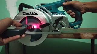 rpm test makita rear handle 2x 18V 36V - mix match battery comparison