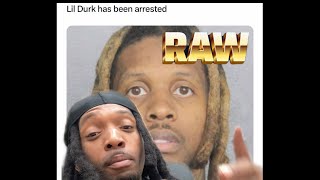 “Lil Durk arrested again?! What’s next 👀💯#LilDurk # DurkArrest #HipHopNews #ViralNews #YouTubeReacts