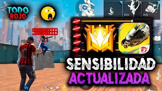 🎯 SENSIBILIDAD ACTUALIZADA ☠️ Para dar TODO ROJO en la NUEVA ACTUALIZACIÓN FREE FIRE