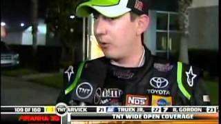 Kyle Bush interview coke zero 400