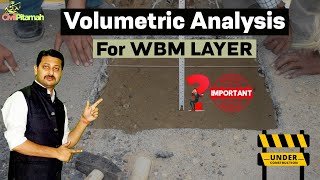 Water Bound Macadam | WBM | Volumetric Analysis of WBM Material