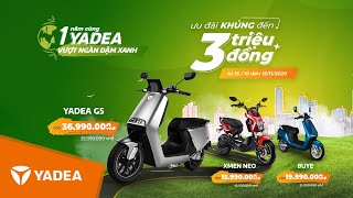 YADEA XMEN NEO l 1 Năm Cùng YADEA Vượt Ngàn Dặm Xanh