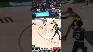 Giannis Takes One Dribble From Half Court For The Dunk