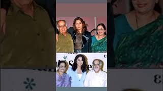 Madhuri Dixit with mother and father #shorts #youtubeshorts