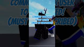 Comment Your Username+Subscribe=Yeeted! #roblox #shorts #fyp