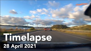 Timelapse commute Seaview, Wellington to Kapiti Coast, New Zealand - before Transmission Gully opens