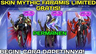 PENJELASAN CARA MENDAPATKAN SKIN FARAMIS MYTHIC LIMITED - MOBILE LEGENDS