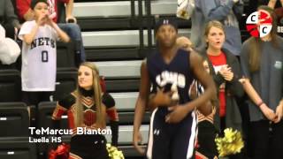 USC commit TeMarcus Blanton blocks shot that leads to reverse dunk