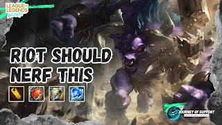 Riot Should Nerf This - Alistar Support is a Beast ! | League of Legends : Wild Rift