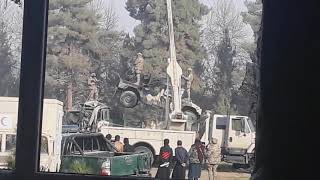 طالبان در تخار/افغانستان درحالی انتقالی تجهیزات نظامی//Taliban while transferring military equipment