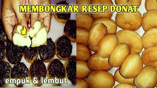 cara membuat donat tanpa mixer dan cetakan - donat empuk dan lembut