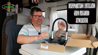 DESEMPAQUETADO E INSTALACION GRIFO FREGADERO AUTOCARAVANA