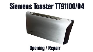 Siemens Toaster Porsche Design TT91100/04 Opening / Repair