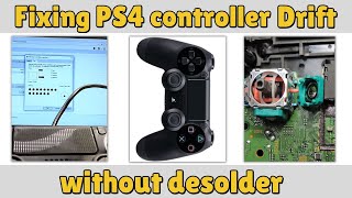 Fixing PS4 controller drift without desolder