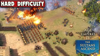 Epic Siege Warfare: The Sultan Ascend: Age of Empires IV Anniversary Edition on Hardest Mode