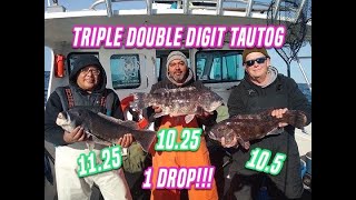 Triple Doubles Tautog Fishing | Wise Kraken Charters