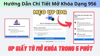 Cách Mở Khoá Facebook Dạng 956 Up Idr Lên Về Bằng Phút | Thành Công 100%