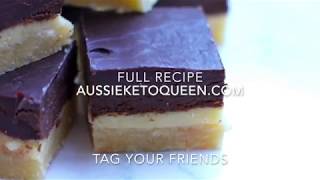 Keto Caramel Slice Recipe - Aussie Keto Queen