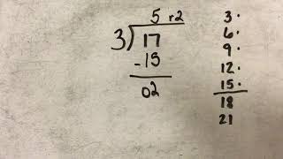 Dividing Smaller Numbers With Remainders