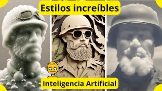 🎨CREAR IMÁGENES con ESTILOS INCREIBLES usando INTELIGENCIA ARTIFICIAL