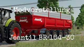 LS22 Mods (Ps4) Jeantil BR 104-30  Modvorstellung (Ps4,Ps5,Xbs,Xb1,PC/Mac)