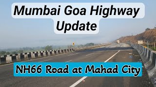 NH66 Update | Mahad City Entry Point from Mumbai Goa Highway