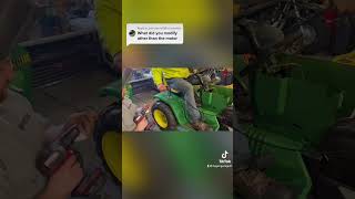 John deere racing mower