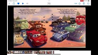 Cars lightning McQueen and his winning team book